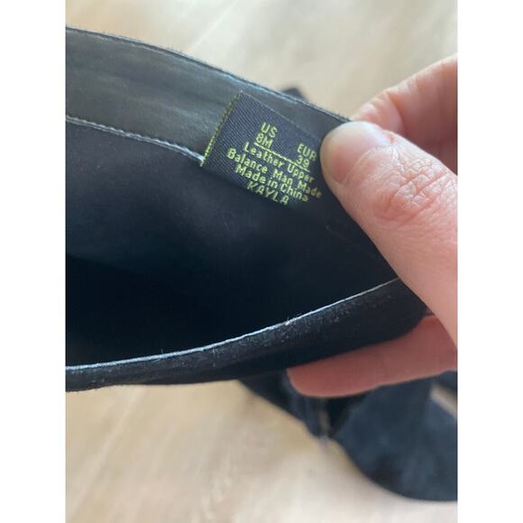 Sam Edelman Kayla black suede over the knee boots size 8 - Picture 9 of 9